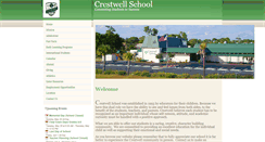 Desktop Screenshot of crestwellschool.org