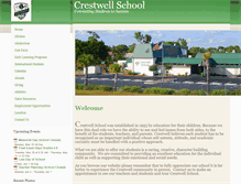 Tablet Screenshot of crestwellschool.org